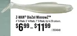 Cabela's Z-MAN DieZel MinnowZ offer