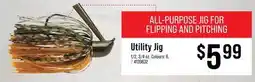 Cabela's ALL-PURPOSE JIG FOR FLIPPING AND PITCHING UTILITY JUG offer