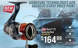 Cabela's Shimano Nasci FD Spinning Reel offer