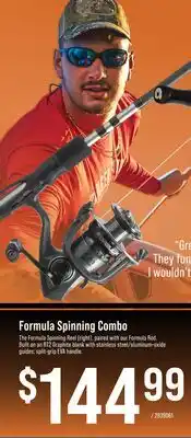 Cabela's Bass Pro Shops Formula Spinning Combo offer