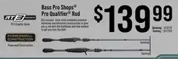 Cabela's Bass Pro Shops Pro Qualifier Rod offer