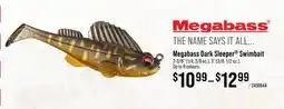 Cabela's Megabass Dark Sleeper Swimbait offer