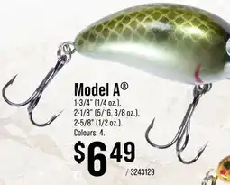Cabela's Fat Free Shad Model A offer