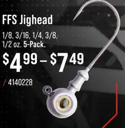 Cabela's Bass Pro Shops FFS Jighead offer