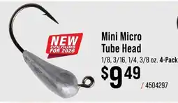 Cabela's Mini Micro Tube Head offer