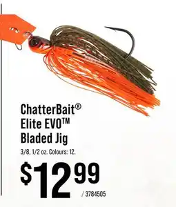 Cabela's Z Man ChatterBait Elite EVO Bladed Jig offer