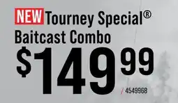 Cabela's Bass Pro Shops Tourney Special Baitcast Combo offer