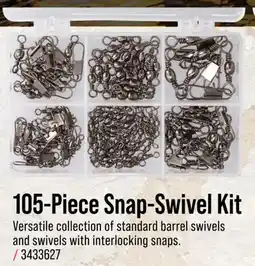 Cabela's Bass Pro Shops 105-Piece Snap-Swivel Kit offer