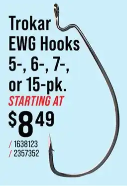 Cabela's Trokar EWG Hooks offer