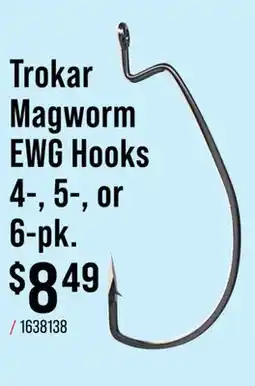 Cabela's Trokar Magworm EWG Hooks offer