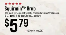 Cabela's Bass Pro Shops Squirmin' Grub offer