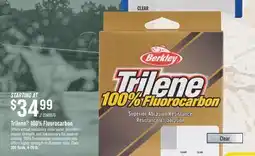 Cabela's Berkley Trilene 100% Fluorocarbon offer