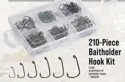 Cabela's Bass Pro Shops 210-Piece Baitholder Hook Kit offer