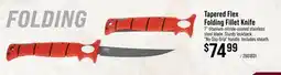 Cabela's Bubba Tapered Flex Folding Fillet Knife offer
