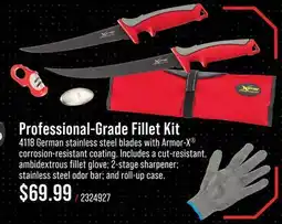 Cabela's Bass Pro Shops XPS Professional-Grade Fillet Kit offer