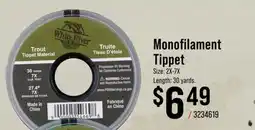 Cabela's White River Monofilament Tippet offer