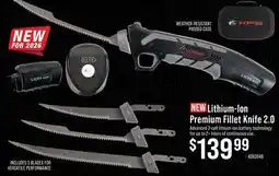 Cabela's Bass Pro Shops XPS Lithium-lon Premium Fillet Knife 2.0 offer