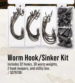 Cabela's Worm Hook/Sinker Kit offer