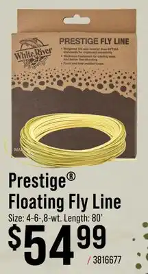 Cabela's White River Fly Shop Prestige Floating Fly Line offer