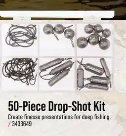 Cabela's 50-Piece Drop-Shot Kit offer