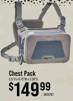 Cabela's White River Fly Shop Chest Pack offer