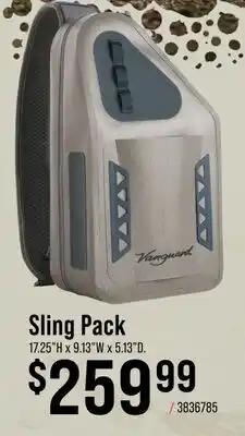 Cabela's White River Fly Shop Vanguard Sling Pack offer