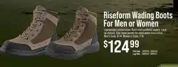 Cabela's White River Riseform Wading Boots For Men or Women offer