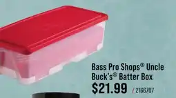 Cabela's Bass Pro Shops Uncle Buck's Batter Box offer