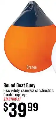 Cabela's Bass Pro Shops Round Boat Buoy offer