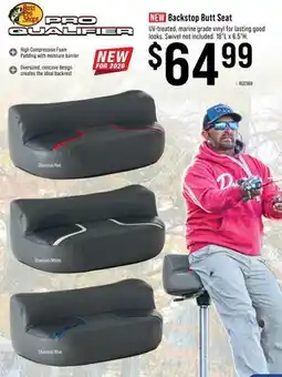 Cabela's NEW Backstop Butt Seat offer