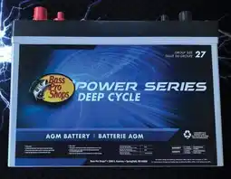 Cabela's Bass Pro Shops AGM Deep-Cycle Batteries offer