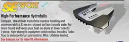 Cabela's SE SPORT High-Performance Hydrofoils offer