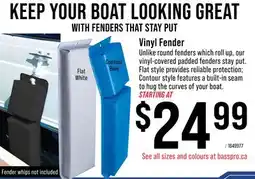 Cabela's Vinyl Fender offer