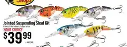 Cabela's Bass Pro Shops Jointed Suspending Shad Kit offer