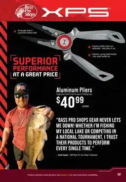Cabela's Bass Pro Shops XPS Aluminum Pliers offer