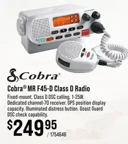 Cabela's Cobra MR F45-D Class D Radio offer