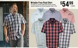 Cabela's Redhead Wrinkle-Free Plaid Shirt offer
