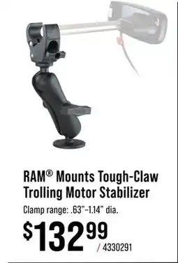 Cabela's RAM Mounts Tough-Claw Trolling Motor Stabilizer offer