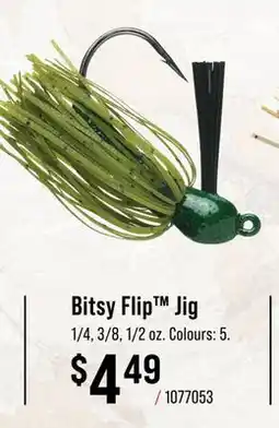 Cabela's Bitsy Flip Jig offer
