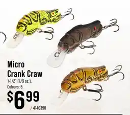 Cabela's Micro Crank Craw offer
