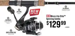 Cabela's Bass Pro Shops Micro Lite Elite Spinning Combo offer