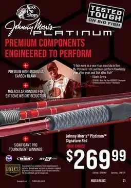 Cabela's Johnny Morris Platinum Signature Red offer
