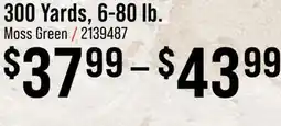 Cabela's Spiderwire Stealth Braid offer
