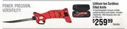 Cabela's BUBBA Lithium-Ion Cordless Fillet Knife offer