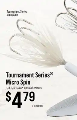 Cabela's Bass Pro Shops Tournament Series Micro Spin offer