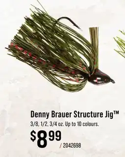 Cabela's Strike King Denny Brauer Structure Jig offer