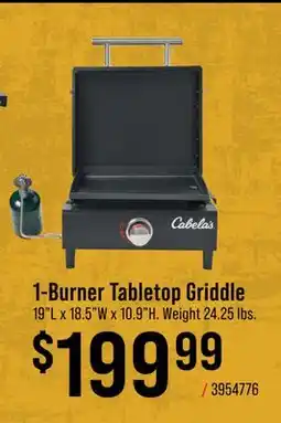 Cabela's Cabela's 1-Burner Tabletop Griddle offer