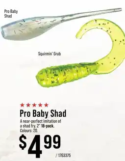 Cabela's Pro Baby Shad offer