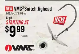 Cabela's VMC Snitch Jighead offer
