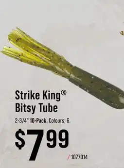 Cabela's Strike King Bitsy Tube offer